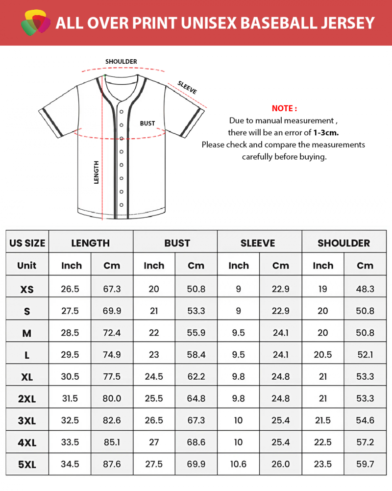 Classic AOP Baseball ( 2 BUTTONS ) - Image 4