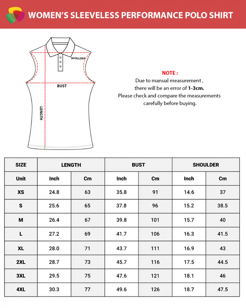 Women's Sleeveless Performance Polo Shirt - Image 3