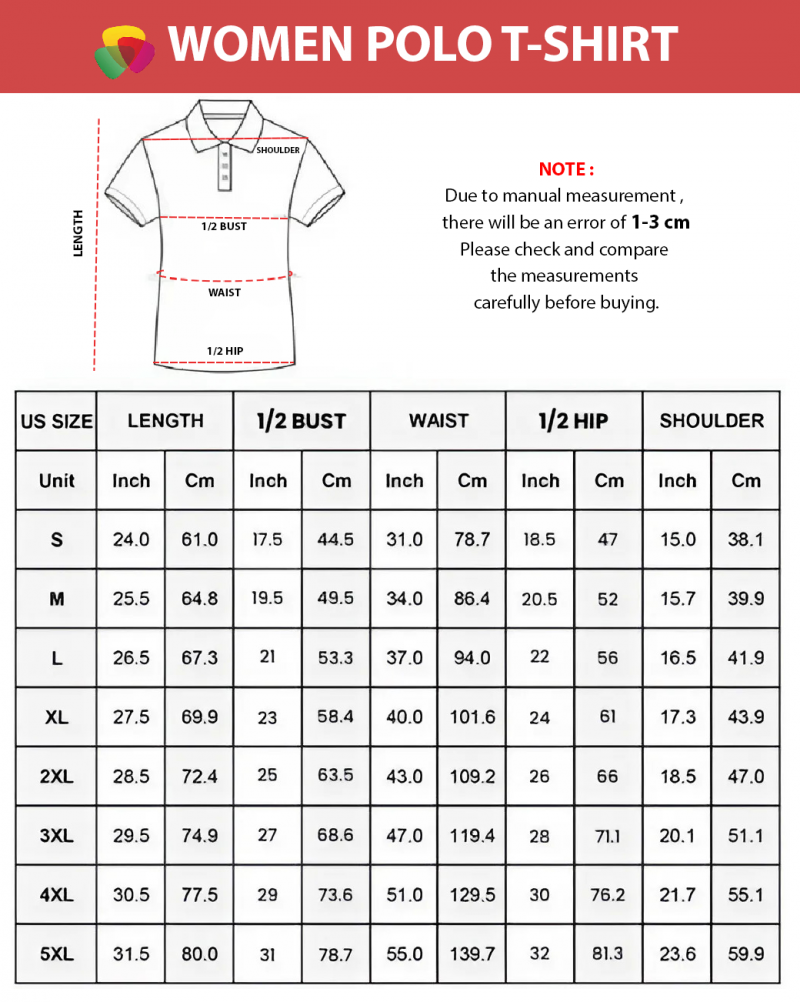 All Over Print Women Polo Premium Shirt - Image 4
