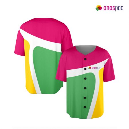 All-Over Print Baseball Jersey - No Piping