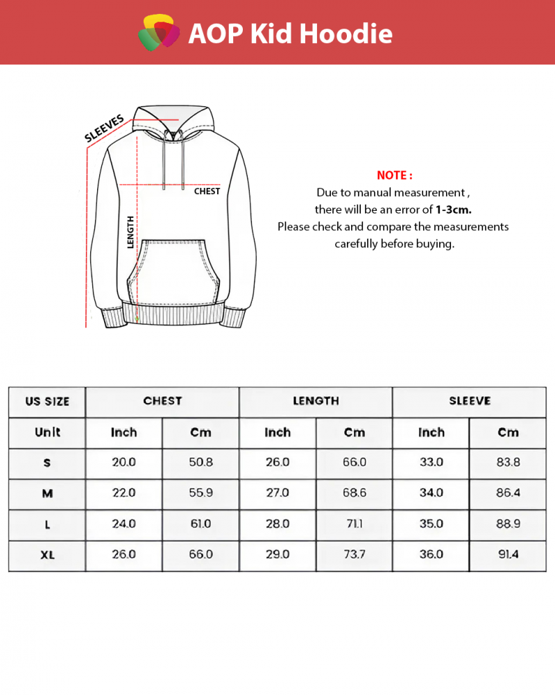 AOP Kid Hoodie - Image 3