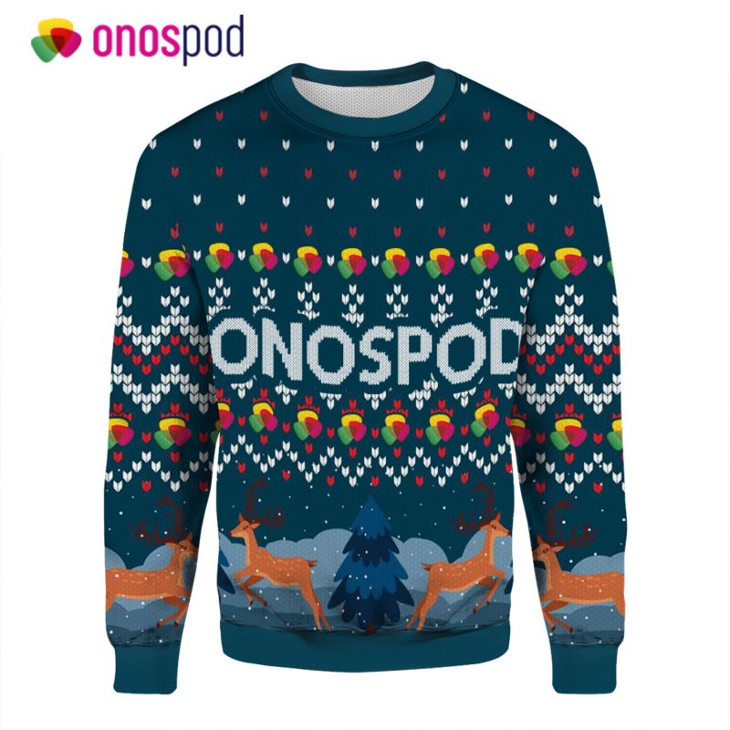 All Over Print Christmas Ugly Sweater - Image 2