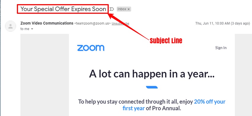 viết dòng tiêu đề email hấp dẫn