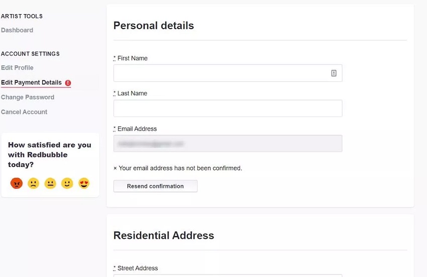 How to create Redbubble account?