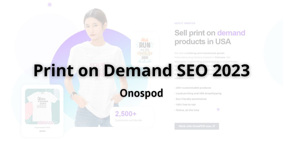 tối ưu SEO cho của hàng Print on Demand