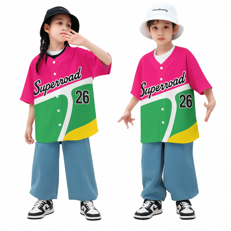 Kid Youth Baseball No Border Jersey