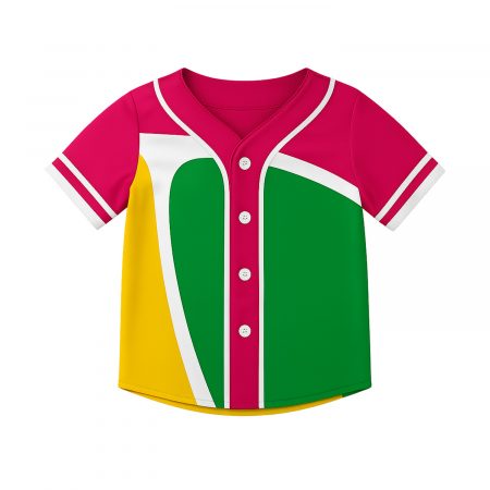 Kid Youth Baseball Jersey Border