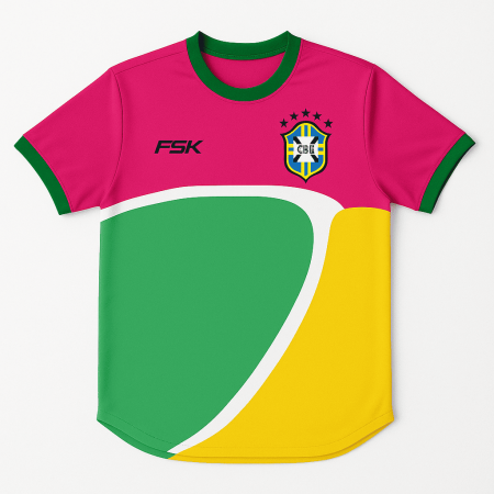 Brazil Redeemer Home Jersey + Embroidered Logo