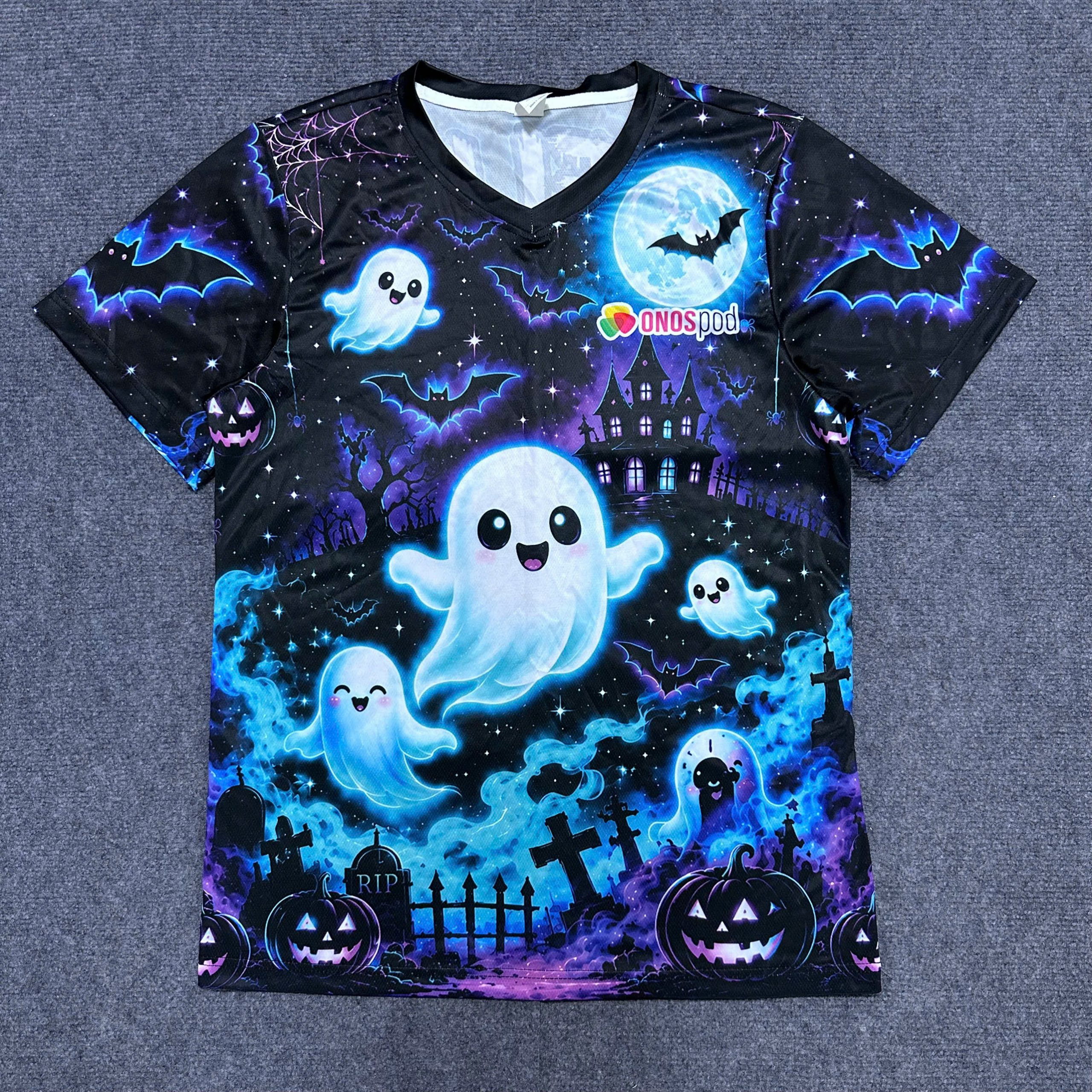 All-Over Print V-neck Soccer Jersey 2 All-Over Print V-neck Soccer Jersey - Image 2