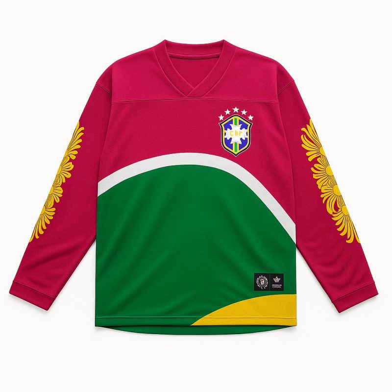 All-Over Print Long-Sleeve Football Jersey