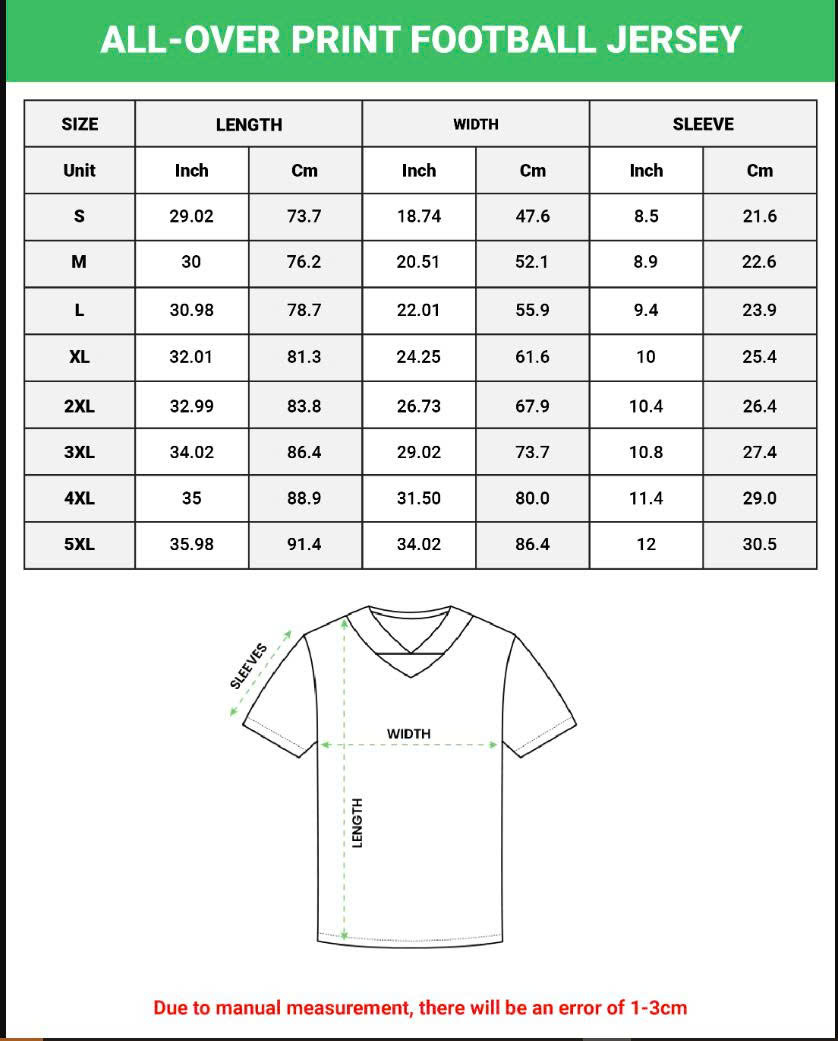 All-Over Print Football Jersey Spandex mix Mesh 4 All-Over Print Football Jersey Spandex mix Mesh - Image 4