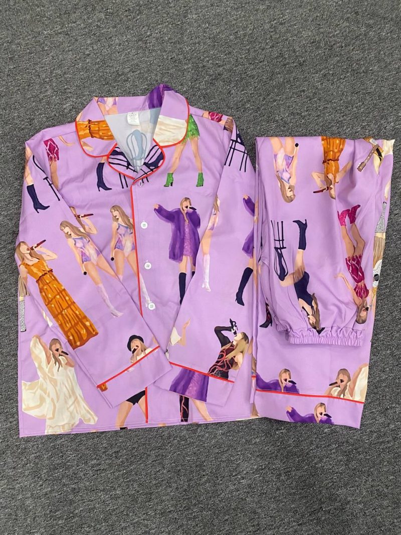 Pajamas Long Border Set - Image 2