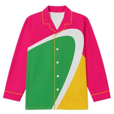 Pajamas Long Shirt with Border