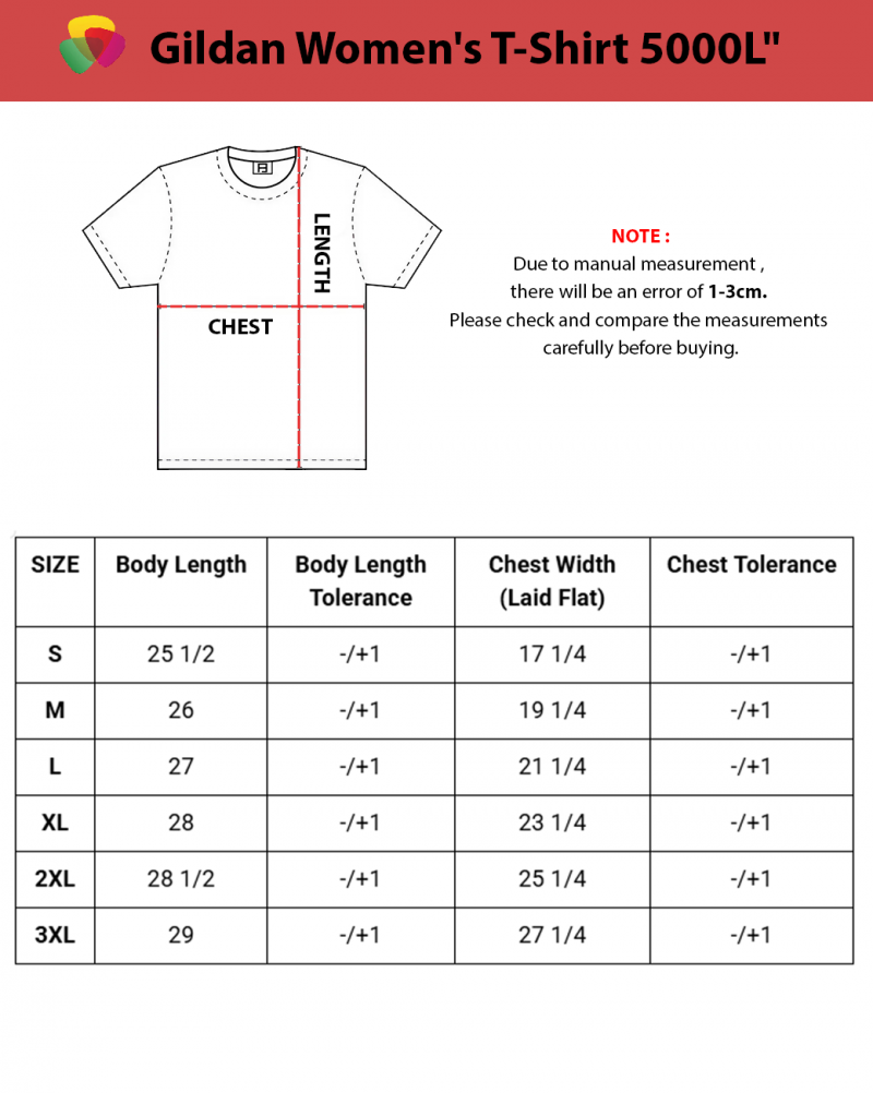 Gildan Women's Midweight Cotton Tee -  5000L - Image 2