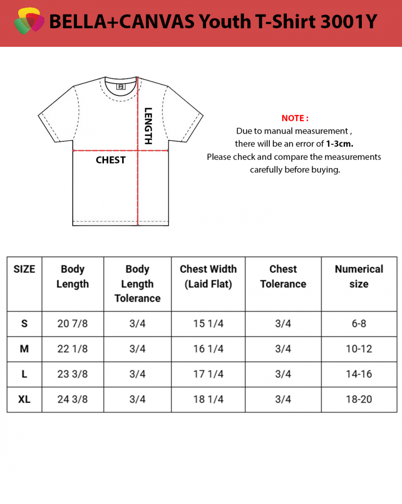 BELLA + CANVAS - Youth Jersey Tee - 3001Y - Image 2
