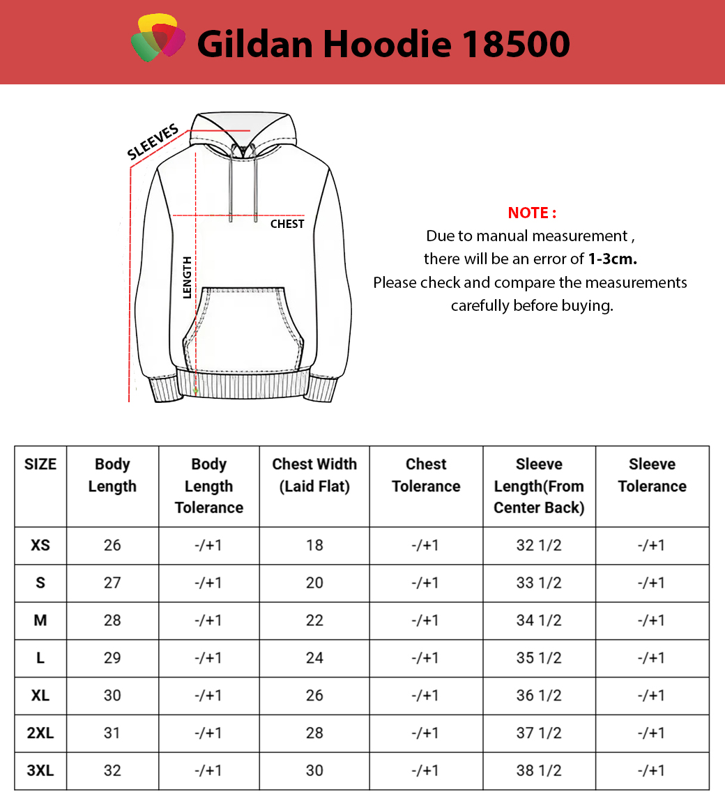 Gildan Unisex Heavy Blend™ Hooded Sweatshirt - 18500 2 Gildan Unisex Heavy Blend™ Hooded Sweatshirt - 18500 - Image 2