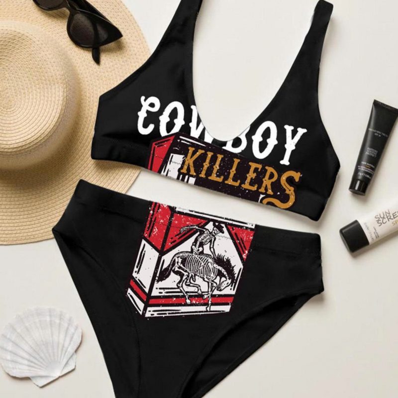 All-Over Print Casual Bikini Set - Image 2