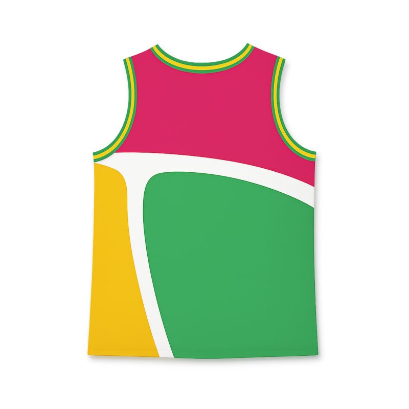 All-Over Print V-neck Sleeveless Jersey Tank Top - Image 2