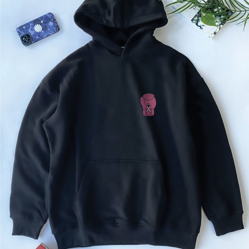 Top Right Logo  Embroidered Hoodie