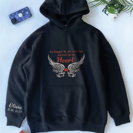 Center Right Hand Embroidered Hoodie