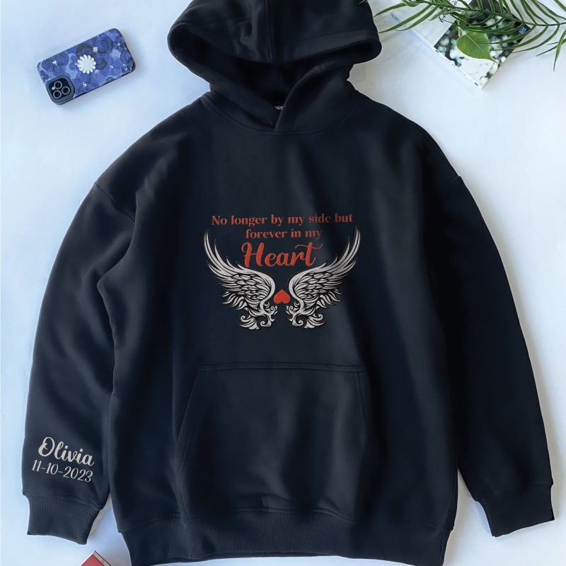 Center Right Hand Embroidered Hoodie