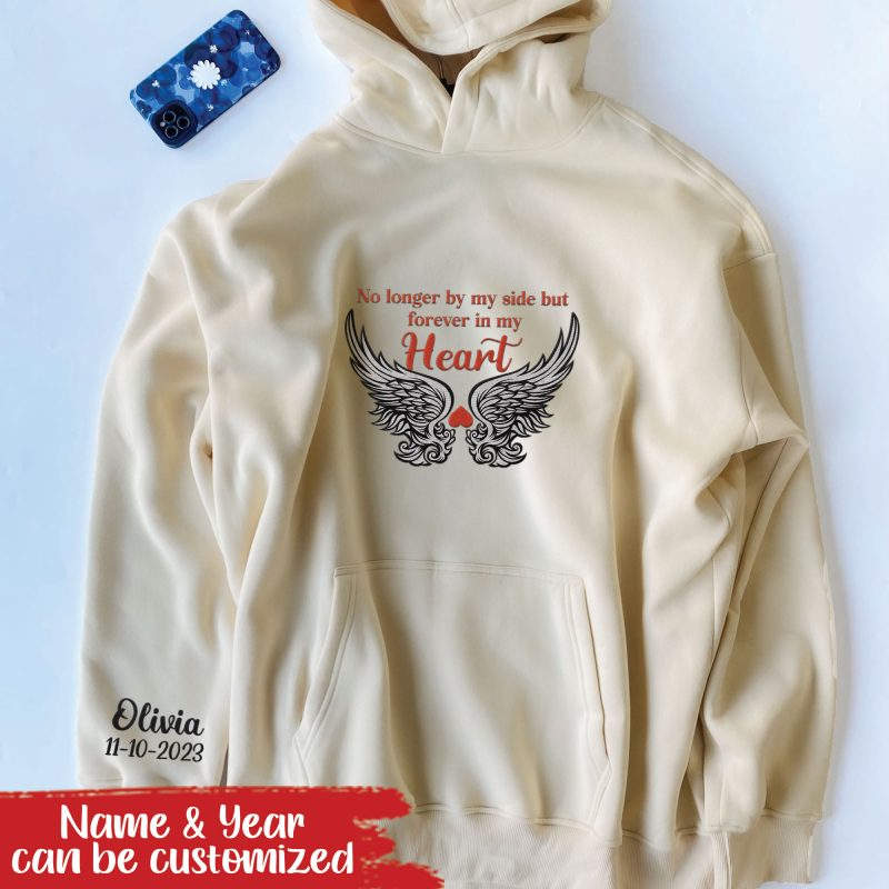Center Right Hand Embroidered Hoodie - Image 2