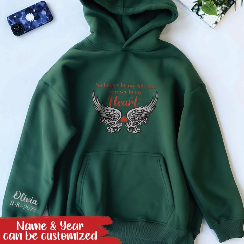 Center Right Hand Embroidered Hoodie - Image 3