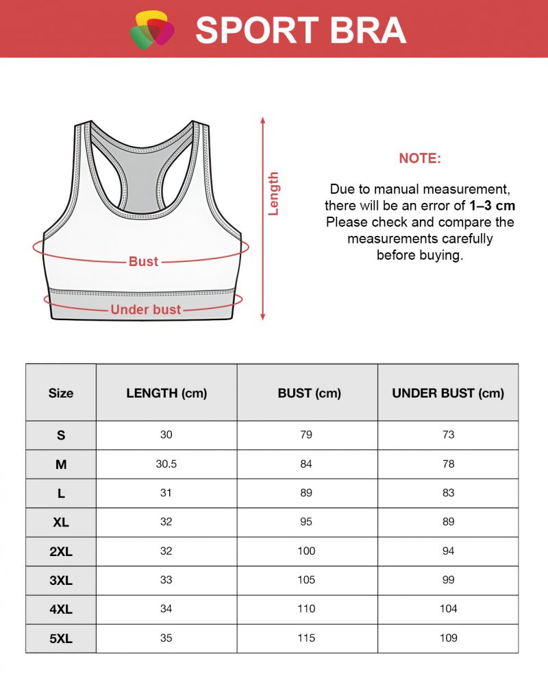All-Over Print Sports Bra - Image 4