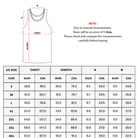 All-Over Print V-neck Sleeveless Jersey Tank Top 3 All-Over Print V-neck Sleeveless Jersey Tank Top - Image 3