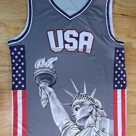 All-Over Print V-neck Sleeveless Jersey Tank Top 2 All-Over Print V-neck Sleeveless Jersey Tank Top - Image 2