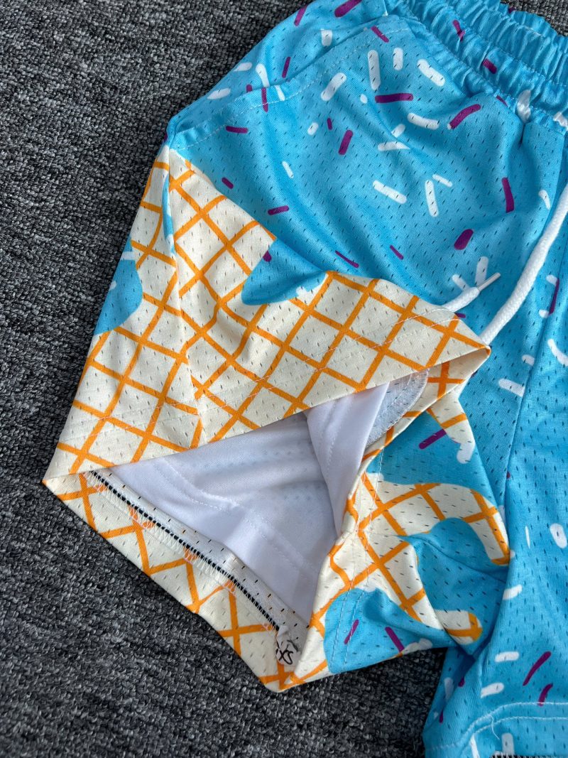 All-Over Print Youth Sport Mesh Shorts - Image 3
