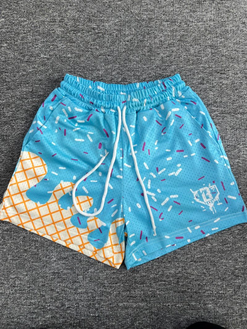 All-Over Print Youth Sport Mesh Shorts - Image 2