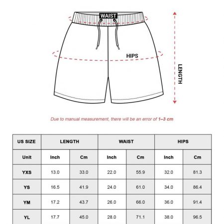 All-Over Print Youth Hawaiian Shorts 3 All-Over Print Youth Hawaiian Shorts - Image 3