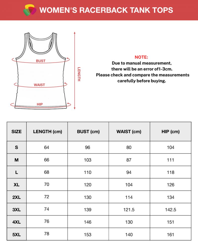 All-Over Print Women's Racerback Tank Top - Image 4