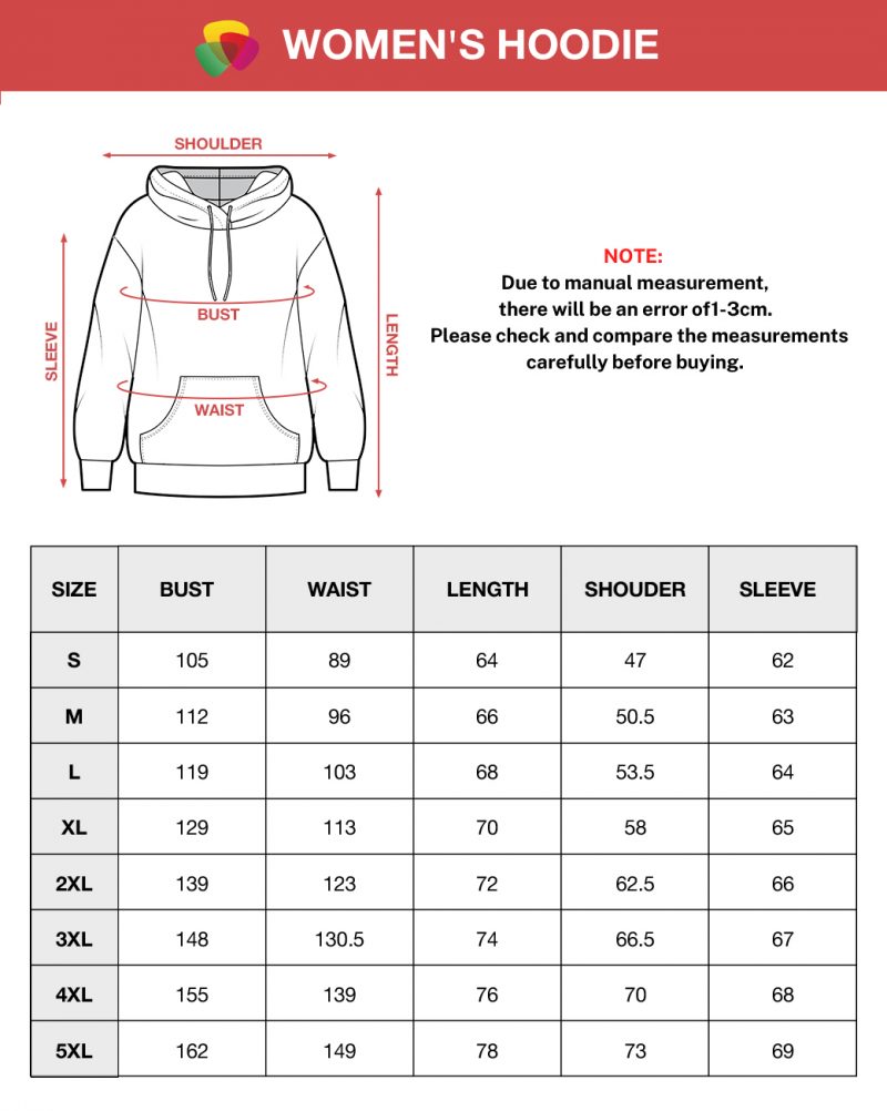 All-Over Print Women's Hoodie - Image 5