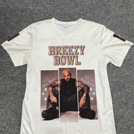 All-Over Print V-Neck Mesh Football Jersey 3 All-Over Print V-Neck Mesh Football Jersey - Image 3