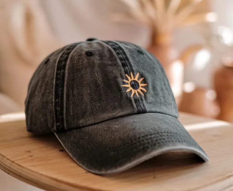 Embroidered Vintage Washed Hat