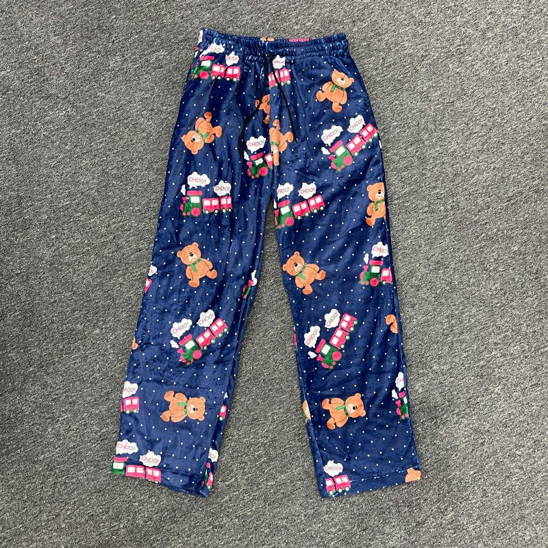 All-Over Print Fleece Pajama Pants - Image 2