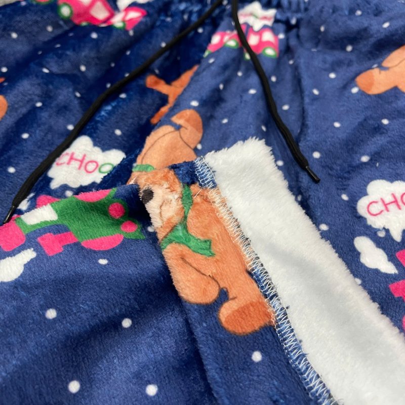 All-Over Print Fleece Pajama Pants - Image 3