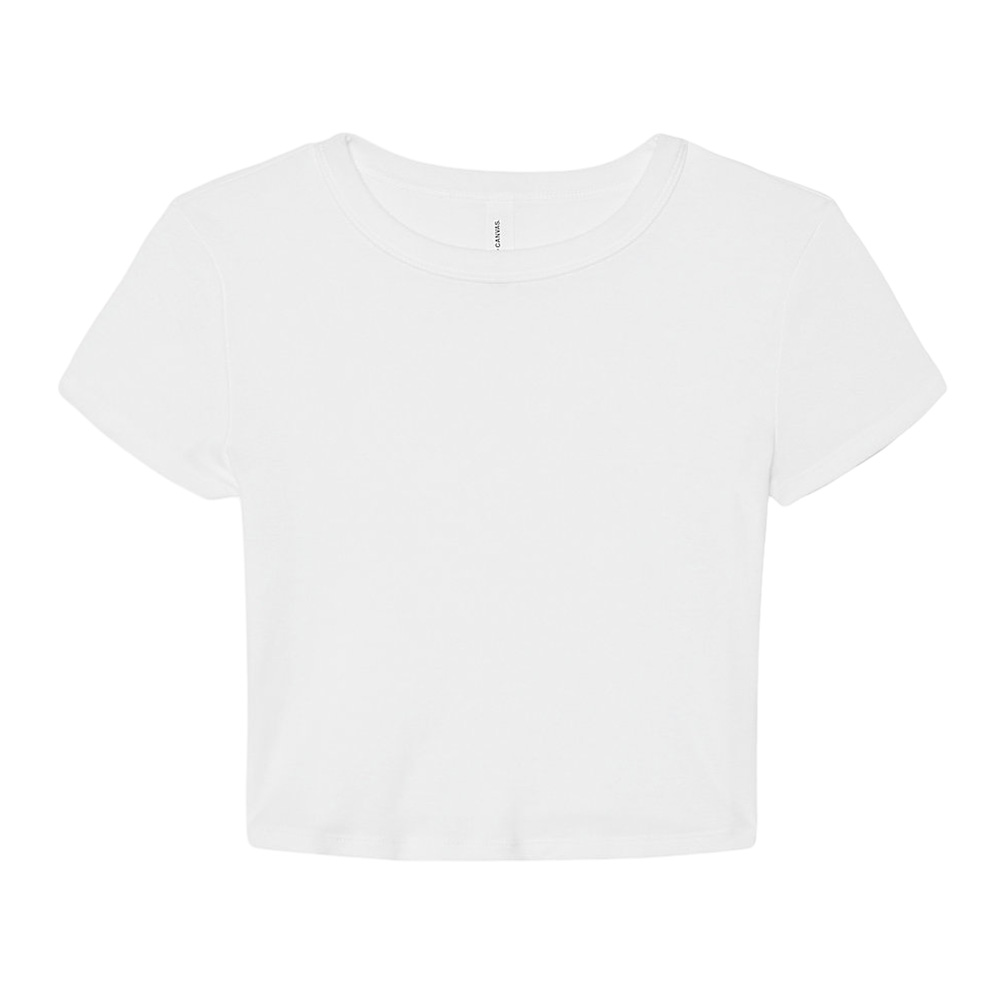 BELLA + CANVAS - Women's Micro Rib Baby Tee - 1010 6 BELLA + CANVAS - Women's Micro Rib Baby Tee - 1010 - Image 6