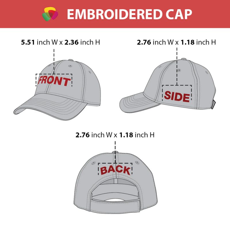 Embroidered Vintage Washed Hat - Image 3