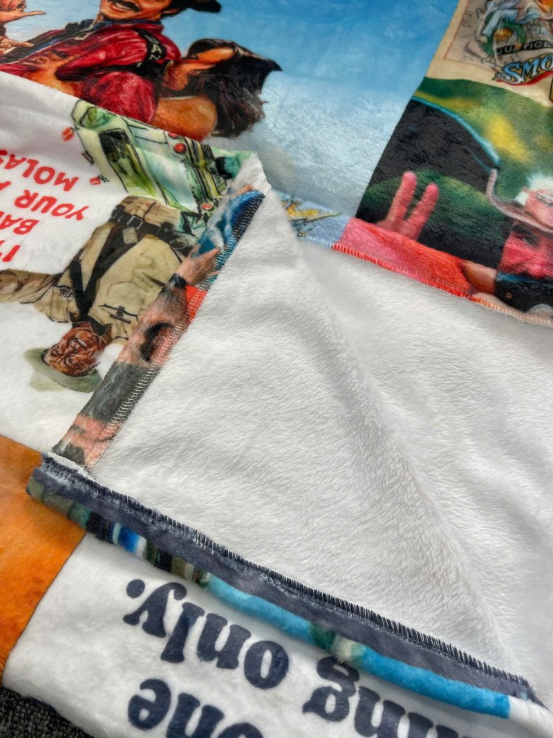 All-over Print Lightweight Fleece Blanket 3 All-over Print Lightweight Fleece Blanket - Image 3