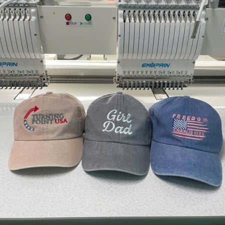 Embroidered Vintage Washed Hat 5 Embroidered Vintage Washed Hat - Image 5