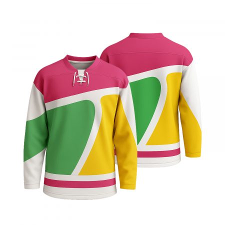 All-Over Print Premium Lace Neck Hockey Jersey