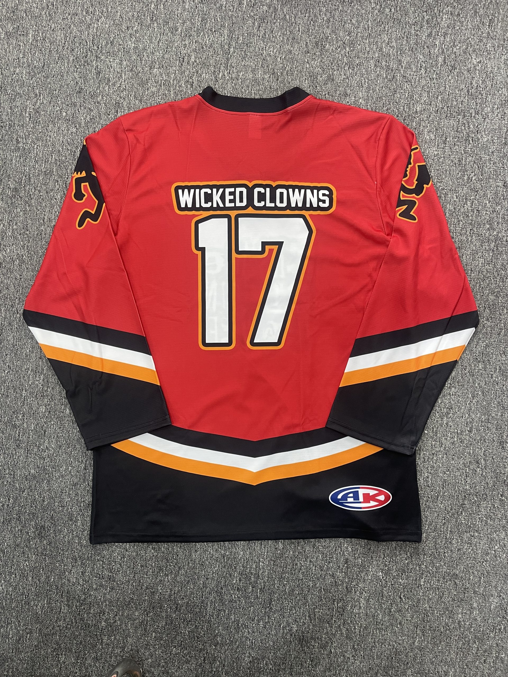 All-Over Print Premium Lace Neck Hockey Jersey 3 All-Over Print Premium Lace Neck Hockey Jersey - Image 3
