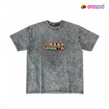 Embroidered Vintage Washed T-Shirt