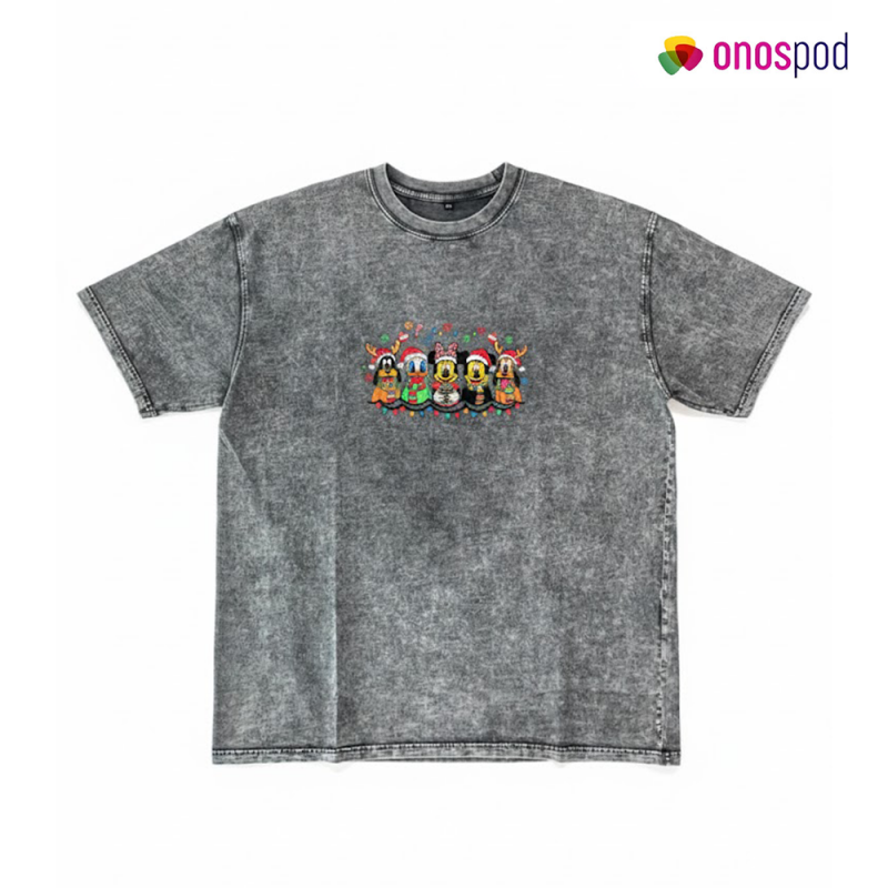 Embroidered Vintage Washed T-Shirt