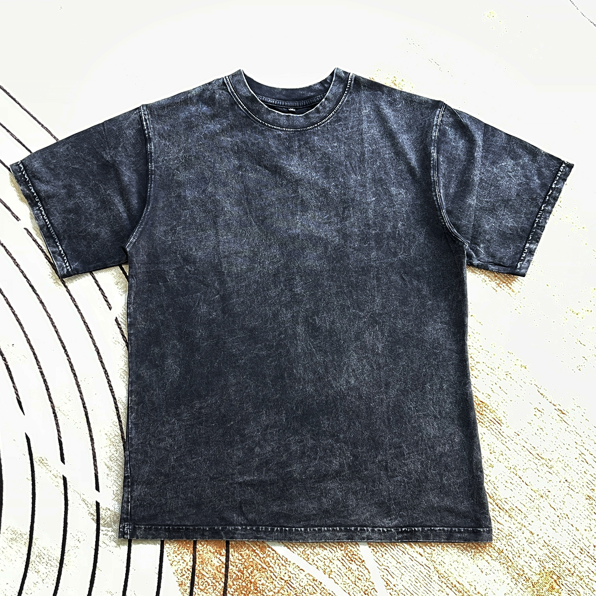 Embroidered Vintage Washed T-Shirt 5 Embroidered Vintage Washed T-Shirt - Image 5