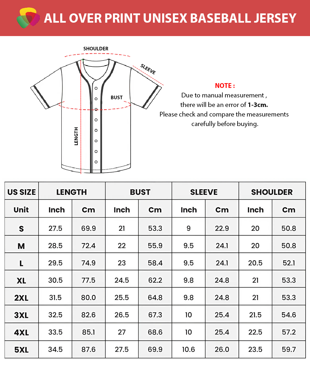 All-Over Print Premium Baseball Jersey 5 All-Over Print Premium Baseball Jersey - Image 5
