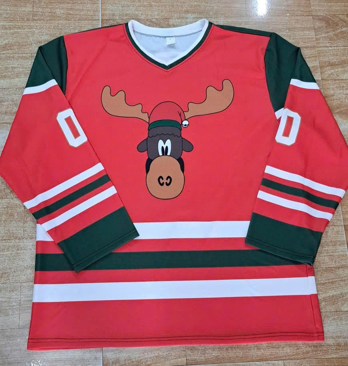 All-Over Print V-Neck Hockey Jersey 2 All-Over Print V-Neck Hockey Jersey - Image 2